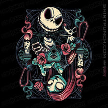 Load image into Gallery viewer, Daily_Deal_Shirts Magnets / 3&quot;x3&quot; / Black Jack &amp; Sally Card
