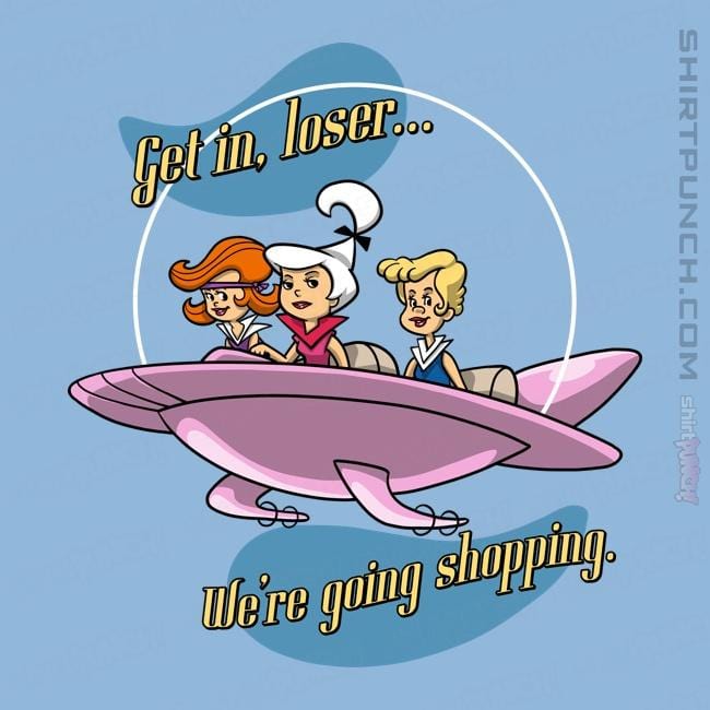 Secret_Shirts Magnets / 3"x3" / Powder Blue Get In Judy