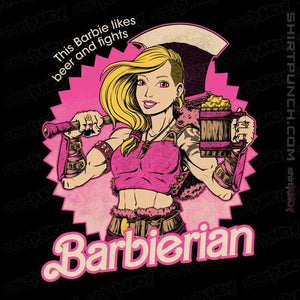 Daily_Deal_Shirts Magnets / 3"x3" / Black Barbarian Doll