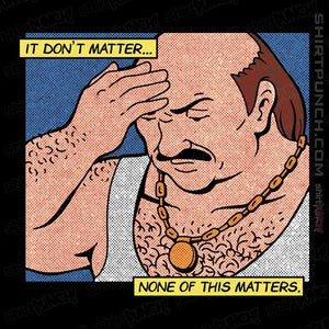 Secret_Shirts Magnets / 3"x3" / Black It Don't Matter, None Of This Matters