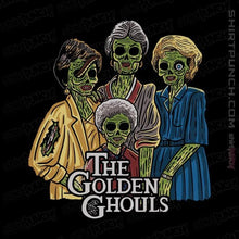 Load image into Gallery viewer, Shirts Magnets / 3&quot;x3&quot; / Black The Golden Ghouls
