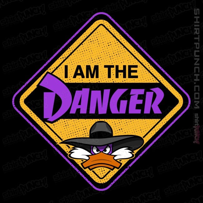 Secret_Shirts Magnets / 3"x3" / Black Danger Warning!