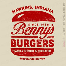 Load image into Gallery viewer, Shirts Magnets / 3&quot;x3&quot; / Natural Benny&#39;s Burgers
