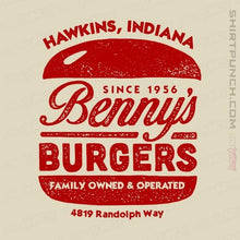 Load image into Gallery viewer, Shirts Magnets / 3&quot;x3&quot; / Natural Benny&#39;s Burgers
