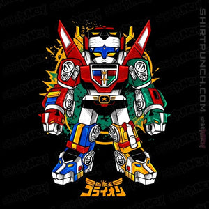 Daily_Deal_Shirts Magnets / 3"x3" / Black Chibi Voltron