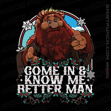 Load image into Gallery viewer, Daily_Deal_Shirts Magnets / 3&quot;x3&quot; / Black Come In And Know Me Better Man
