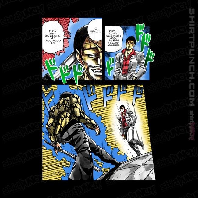 Shirts Magnets / 3"x3" / Black Kiryu's Bizarre Adventure