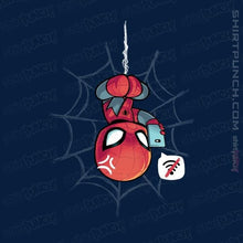 Load image into Gallery viewer, Shirts Magnets / 3&quot;x3&quot; / Navy Chibi Spider
