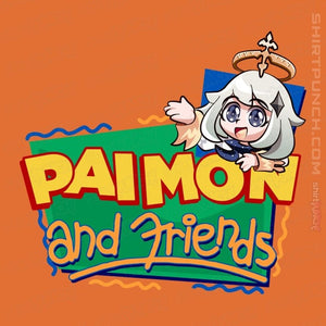 Secret_Shirts Magnets / 3"x3" / Orange Paimon And Friends!