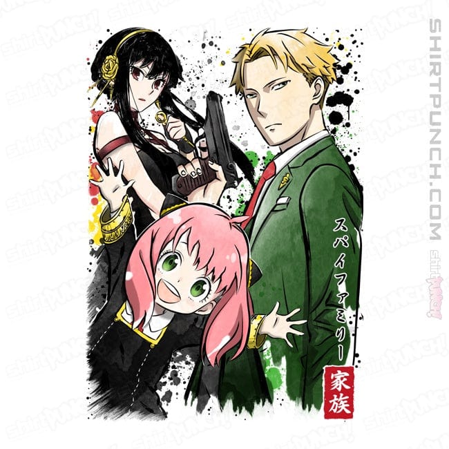 Daily_Deal_Shirts Magnets / 3"x3" / White Forger Family Watercolor