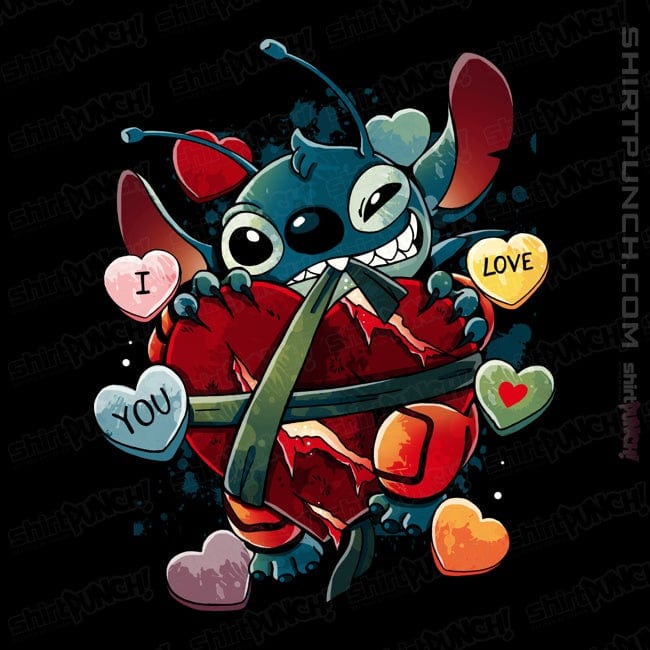 Daily_Deal_Shirts Magnets / 3"x3" / Black Experiment Valentine