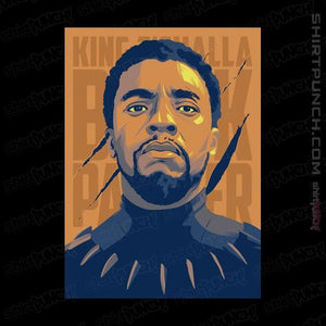 Shirts Magnets / 3"x3" / Black King T'Challa