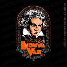 Load image into Gallery viewer, Shirts Magnets / 3&quot;x3&quot; / Black Ludwig Van

