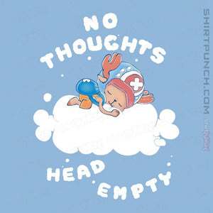 Daily_Deal_Shirts Magnets / 3"x3" / Powder Blue No Thoughts