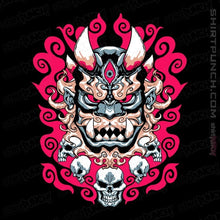 Load image into Gallery viewer, Shirts Magnets / 3&quot;x3&quot; / Black Oni Mask
