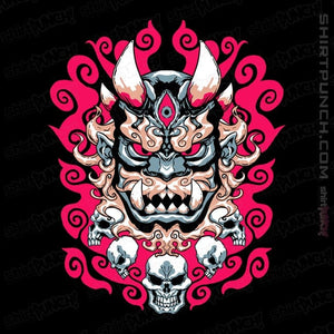 Shirts Magnets / 3"x3" / Black Oni Mask