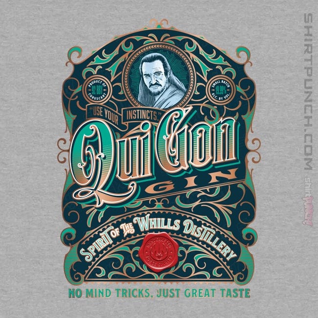 Daily_Deal_Shirts Magnets / 3"x3" / Sports Grey Qui Gon Gin