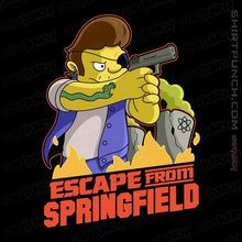 Load image into Gallery viewer, Daily_Deal_Shirts Magnets / 3&quot;x3&quot; / Black Escape From Springfield
