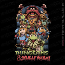 Load image into Gallery viewer, Secret_Shirts Magnets / 3&quot;x3&quot; / Black Dungeons And Waka Waka!
