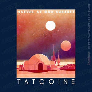 Shirts Magnets / 3"x3" / Navy Visit Tatooine