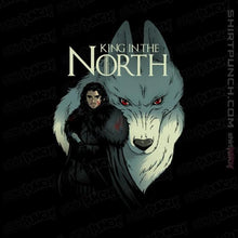 Load image into Gallery viewer, Shirts Magnets / 3&quot;x3&quot; / Black King In The North
