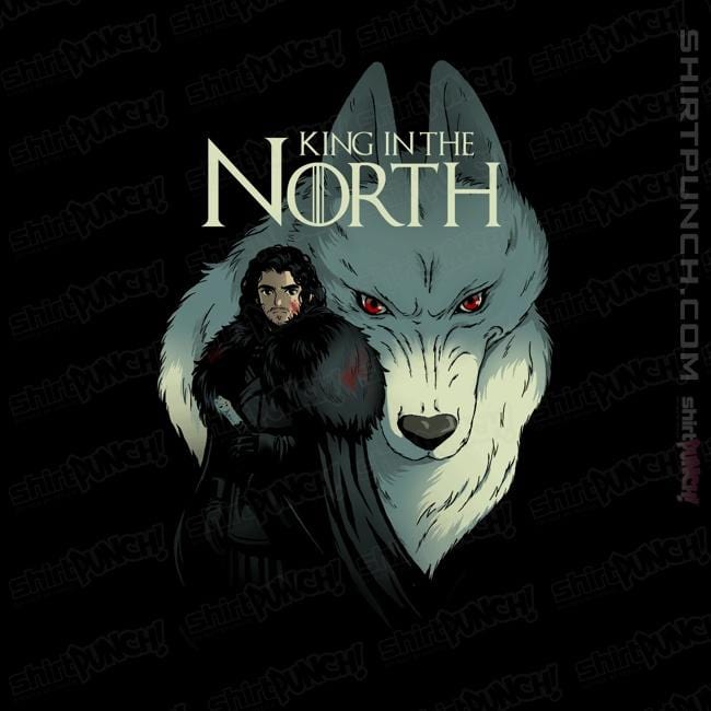 Shirts Magnets / 3"x3" / Black King In The North