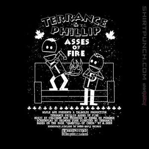 Shirts Magnets / 3"x3" / Black Terrance & Phillip
