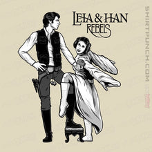 Load image into Gallery viewer, Daily_Deal_Shirts Magnets / 3&quot;x3&quot; / Natural Leia &amp; Han Rebels
