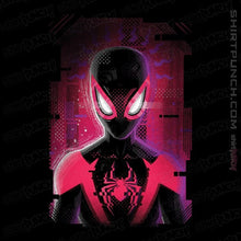 Load image into Gallery viewer, Daily_Deal_Shirts Magnets / 3&quot;x3&quot; / Black Glitch Miles Spider
