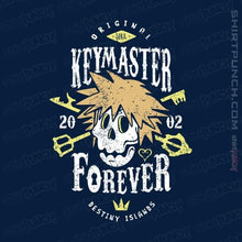 Load image into Gallery viewer, Shirts Magnets / 3&quot;x3&quot; / Navy Keymaster Forever
