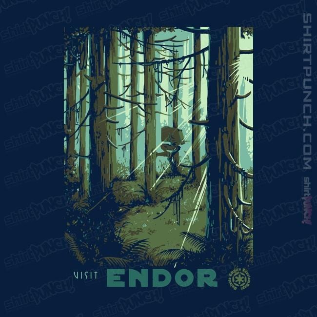 Shirts Magnets / 3"x3" / Navy Visit Endor