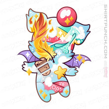 Load image into Gallery viewer, Shirts Magnets / 3&quot;x3&quot; / White Magical Silhouettes - Moogle
