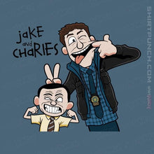 Load image into Gallery viewer, Secret_Shirts Magnets / 3&quot;x3&quot; / Indigo Blue Jake &amp; Charles
