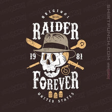 Load image into Gallery viewer, Shirts Magnets / 3&quot;x3&quot; / Dark Chocolate Raider Forever
