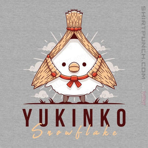 Shirts Magnets / 3"x3" / Sports Grey Yukinko Snowflake