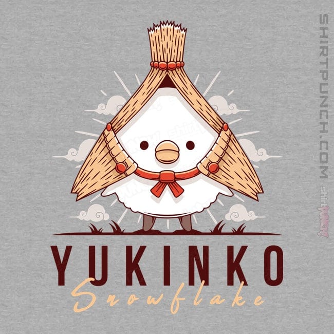 Shirts Magnets / 3"x3" / Sports Grey Yukinko Snowflake