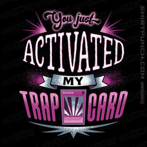 Secret_Shirts Magnets / 3"x3" / Black Trap Card