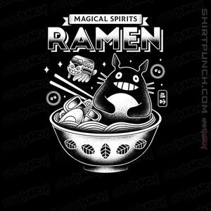 Shirts Magnets / 3"x3" / Black Magical Spirits Ramen