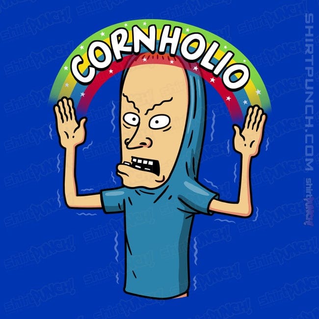 Secret_Shirts Magnets / 3"x3" / Royal Blue Cornholio Rainbow