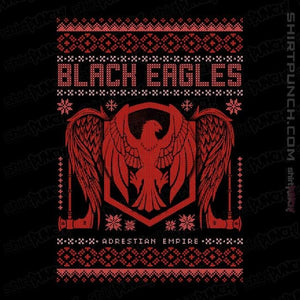 Shirts Magnets / 3"x3" / Black Black Eagles Sweater