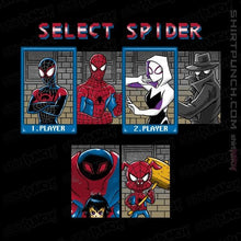 Load image into Gallery viewer, Shirts Magnets / 3&quot;x3&quot; / Black Select Spider
