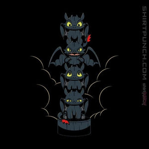 Shirts Magnets / 3"x3" / Black Dragon Mood Totem