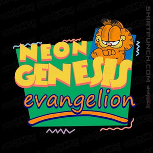 Secret_Shirts Magnets / 3"x3" / Black Garfield Evangelion