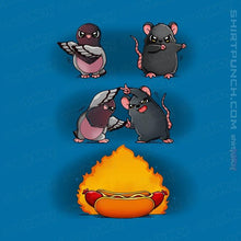 Load image into Gallery viewer, Secret_Shirts Magnets / 3&quot;x3&quot; / Sapphire Hot Dog Fusion
