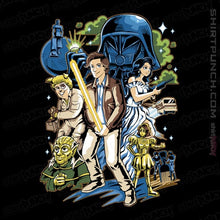 Load image into Gallery viewer, Daily_Deal_Shirts Magnets / 3&quot;x3&quot; / Black May The Schwartz Be With You
