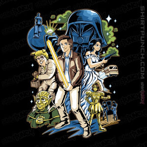 Daily_Deal_Shirts Magnets / 3"x3" / Black May The Schwartz Be With You