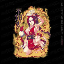 Load image into Gallery viewer, Shirts Magnets / 3&quot;x3&quot; / Black Fire Ninja Mai
