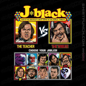 Daily_Deal_Shirts Magnets / 3"x3" / Black Jack Black Fighter