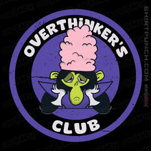 Load image into Gallery viewer, Secret_Shirts Magnets / 3&quot;x3&quot; / Black Over Thinker&#39;s Thinking Club
