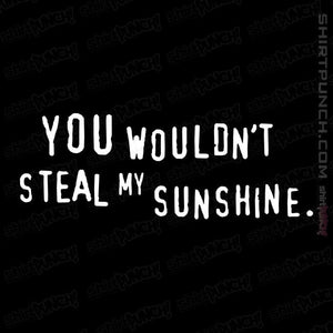 Daily_Deal_Shirts Magnets / 3"x3" / Black Steal My Sunshine